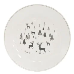 Assiette a dessert cerf nordic