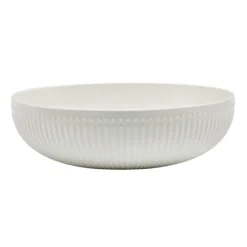 Assiette creuse bord strie d21cm