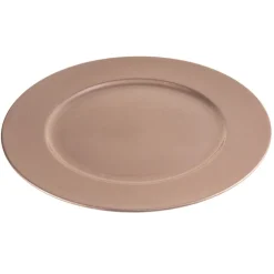 Assiette de presentation rose