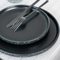 Assiette dessert mouchete d20cm