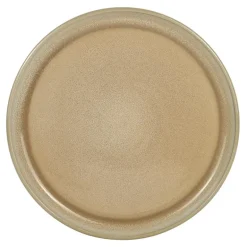 Assiette plate beige avec nuance