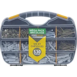 Assortiment 530 vis & chevillles
