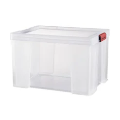Bac 45l clip'n store transparent