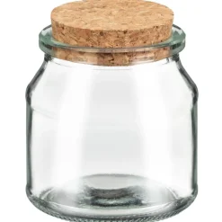 Bocal + couvercle en liege x6