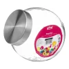 Bocal bonbon verre + inox 2.1l