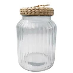 Bocal strie naturel 1l
