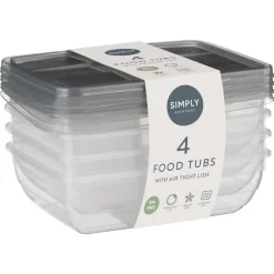 Boite de conservation x4