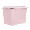 Boite 80l avec couvercle rose