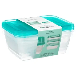 Boite plastique 1.25l x3