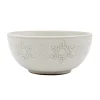 Bol blanc motif flocon d15.4cm