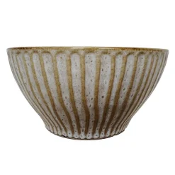 Bol strie marron d14.5cm