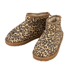Bottines leopard femme