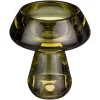 Bougeoir champignon verre