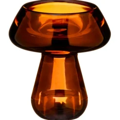 Bougeoir champignon verre