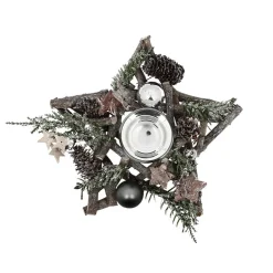 Bougeoir etoile centre de table