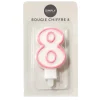Bougie chiffre 8