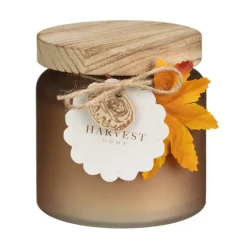 Bougie couvercle bois