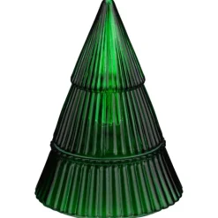 Bougie sapin verre