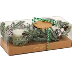 Bougies avec couronne x2