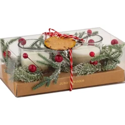 Bougies avec couronne x2