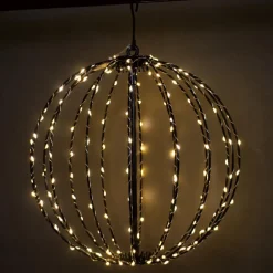 Boule lum dia 30cm 160 led blanc