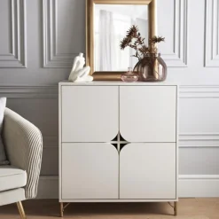 Buffet 4 portes creme