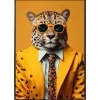 Cadre image leopard 50x70cm