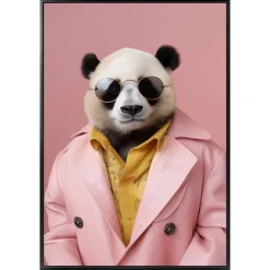Cadre image panda 50x70cm