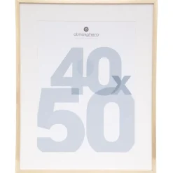 Cadre photo or manu 40x50