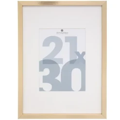 Cadre photo or manu 21x30