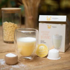 Cafe caps x12 chocolat blanc