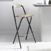 Chaise haute pliante bois