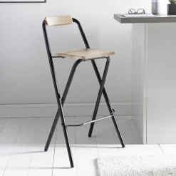 Chaise haute pliante bois
