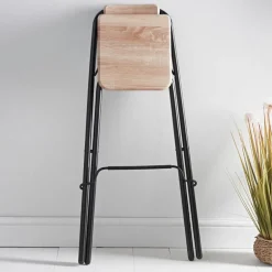 Chaise haute pliante bois