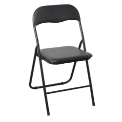 Chaise pliante noir