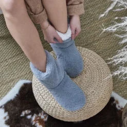 Chausson bottine adulte fausse f