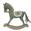 Cheval a bascule vert sauge cloc