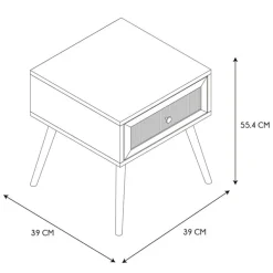 Chevet bali 1 tiroir