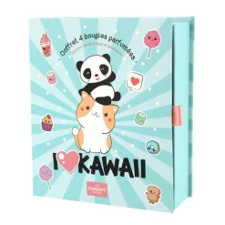 Coffret 4 bougies kawaii