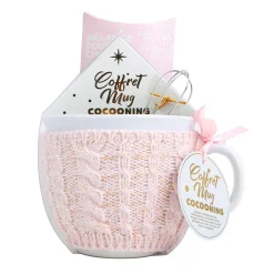 Coffret mug cocooning, chocolat