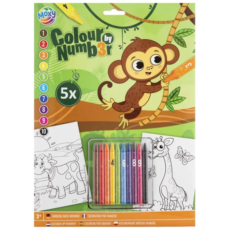 Colorie avec les chiffres