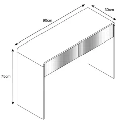 Console/coiffeuse tiroir cotele