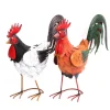 Coq decoratif en metal