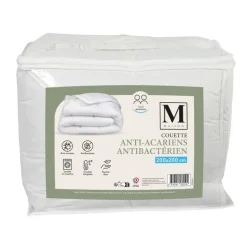 Couette 200x200 blanche anti-aca