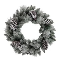 Couronne avec pommes de pin d60c