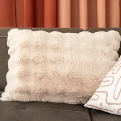 Coussin bubble avoine 50x70cm