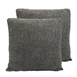 Coussin darci 40x40cm gris fonce