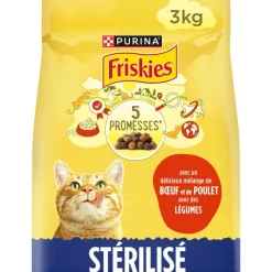 Croquettes chat sterilise boeuf