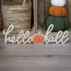 Deco bois hello fall