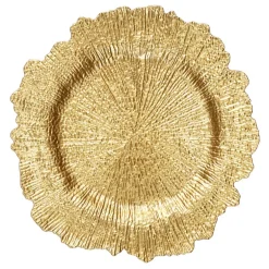 Dessous d'assiette dore d33cm